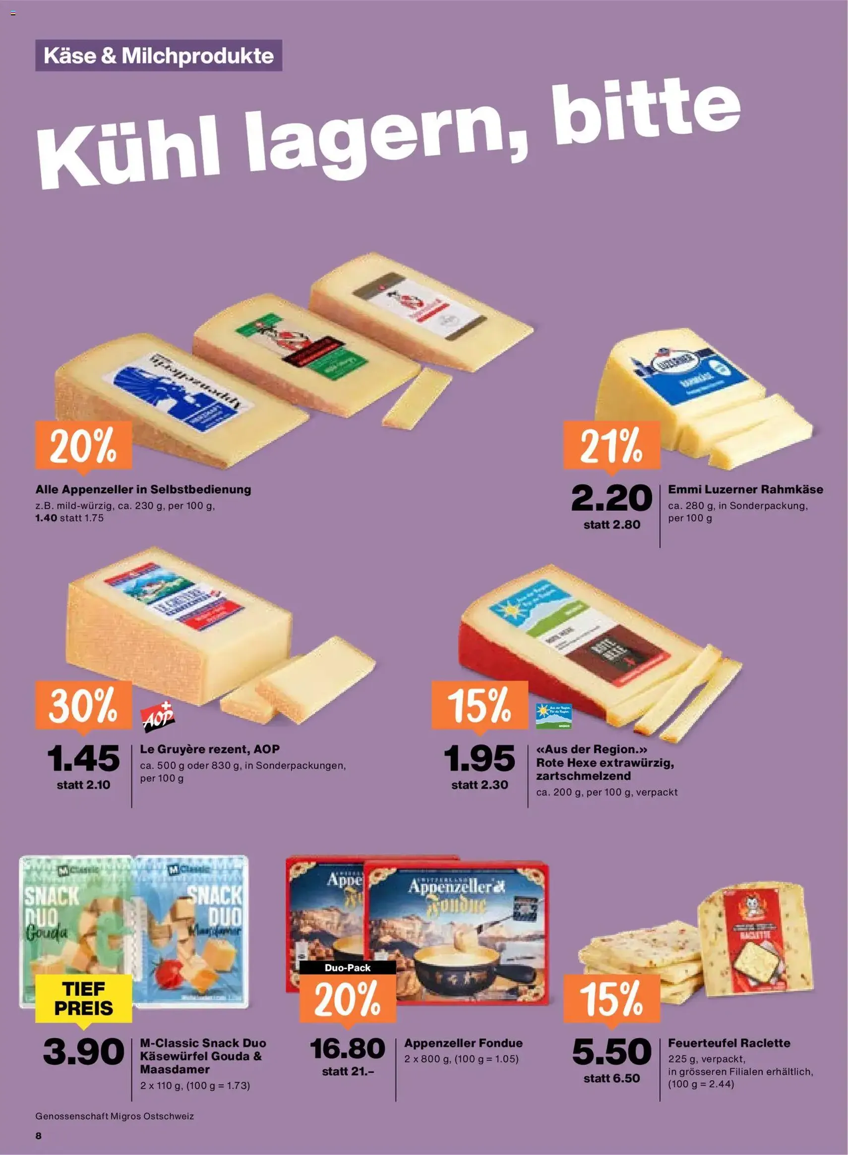 Migros aktionen - Gültiger Prospekt ab 29.10.2026, Seite 8 von insgesamt 24