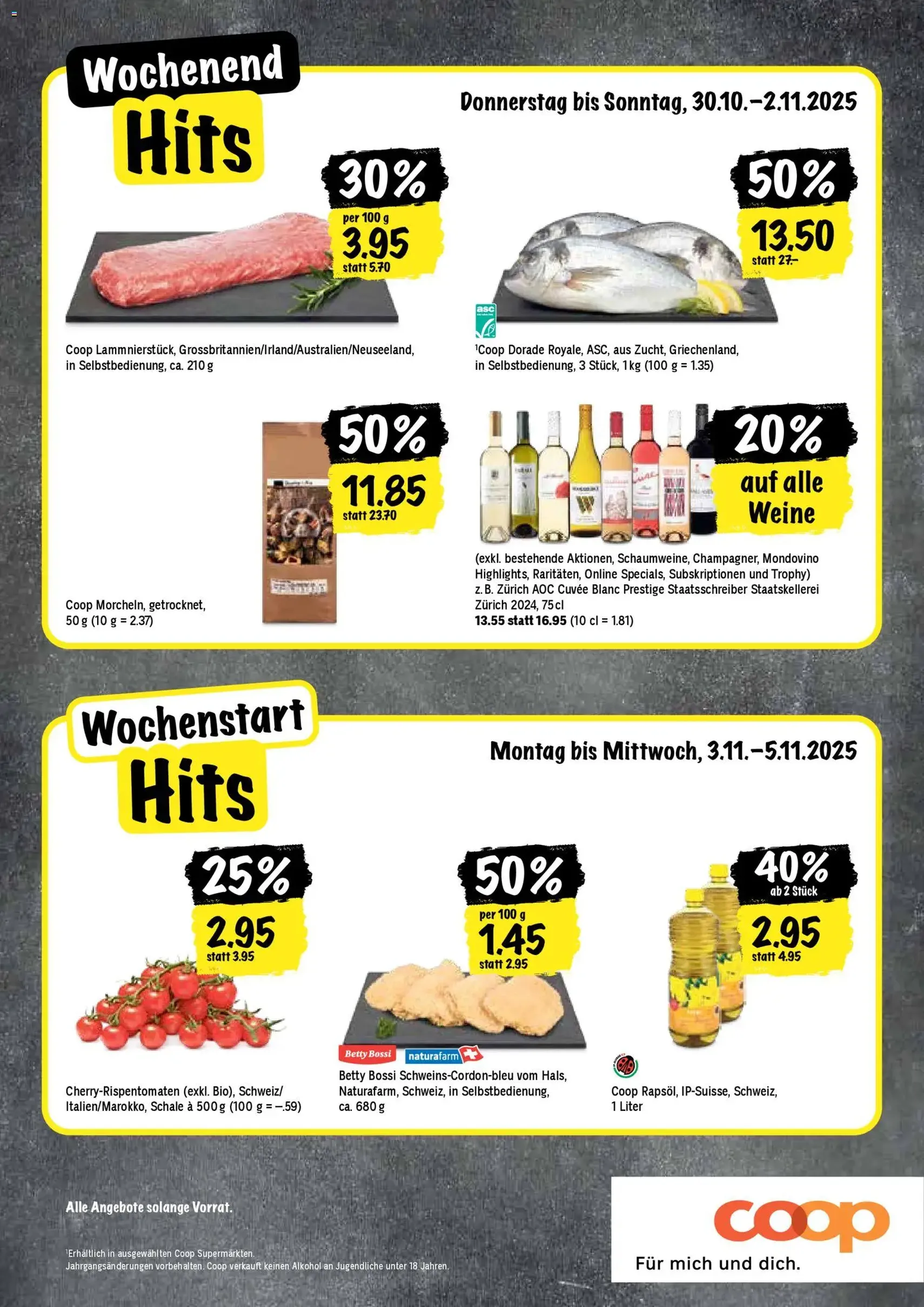 Coop Aktionen - Gültiger Prospekt ab 30.10.2025, Seite 20 von insgesamt 24 Coop Aktionen - Gültiger Prospekt ab 30.10.2025, Seite 20 von insgesamt 24