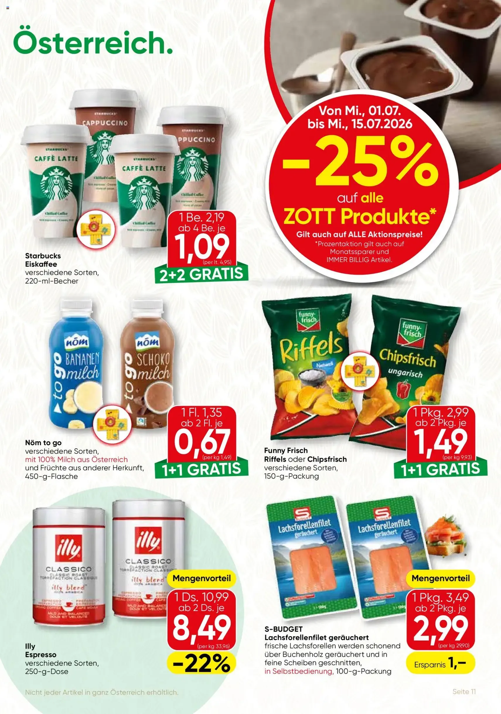 SPAR Gourmet Flugblatt - Gültiger Prospekt ab 01.07.2026, Seite 11 von insgesamt 12