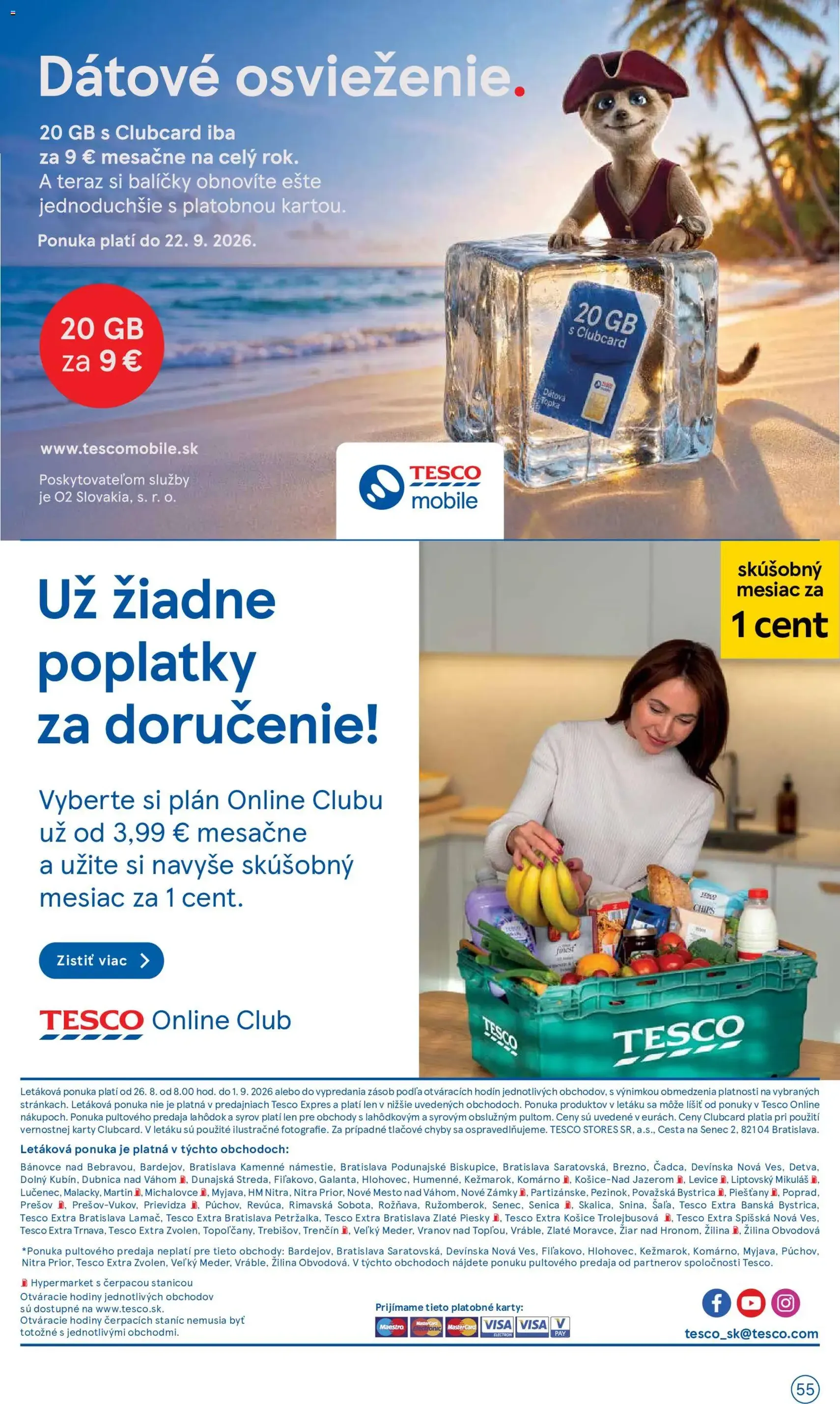 Tesco Hypermarket - leták - platný leták od 26.08.2026 strana 55 z 58