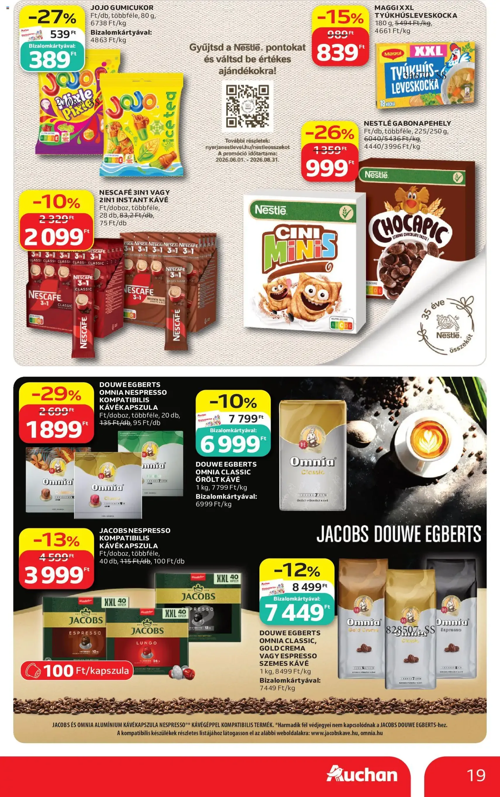 Auchan akciós újság - 2026.07.09. érvényes szórólap 19 oldal 50 oldalból