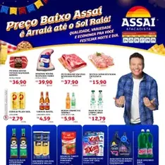 Encarte Assaí Atacadista - pré-visualização do folheto, válido a partir de 24/07/2025