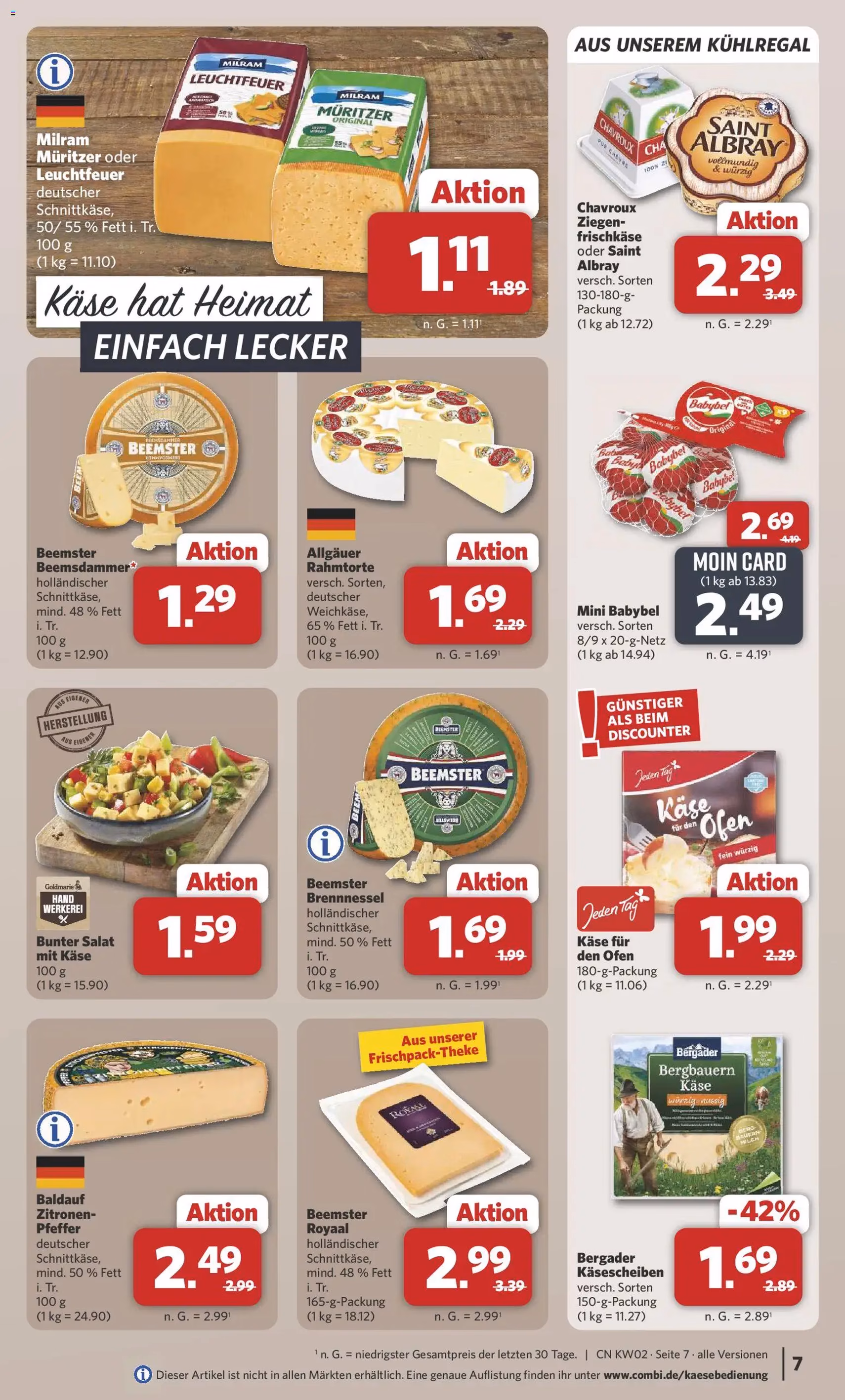 Combi Prospekt - Gültiger Prospekt ab 05.01.2026, Seite 7 von insgesamt 35