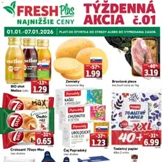 Fresh leták - náhľad letáku platný od 01.01.2026