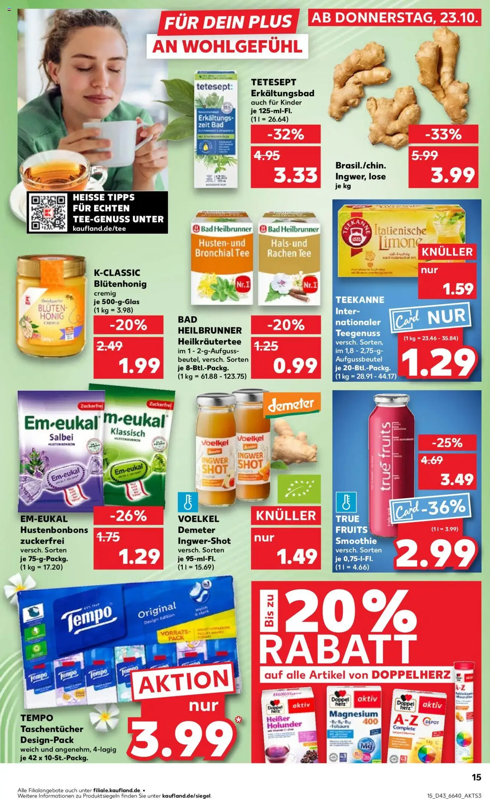Kaufland Prospekt - Gültiger Prospekt ab 23.10.2025, Seite 15 von insgesamt 61 Kaufland Prospekt - Gültiger Prospekt ab 23.10.2025, Seite 15 von insgesamt 61