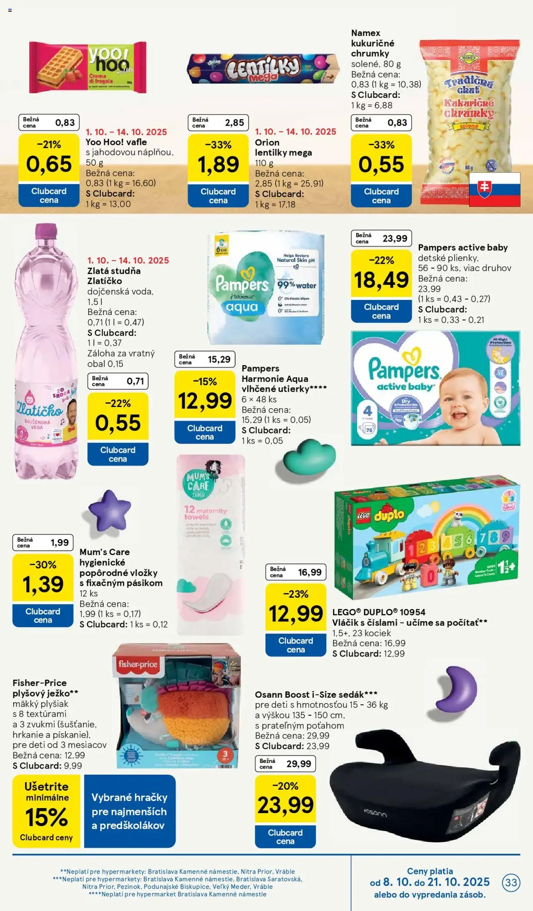 Tesco Hypermarket - leták - platný leták od 08.10.2025 strana 33 z 43