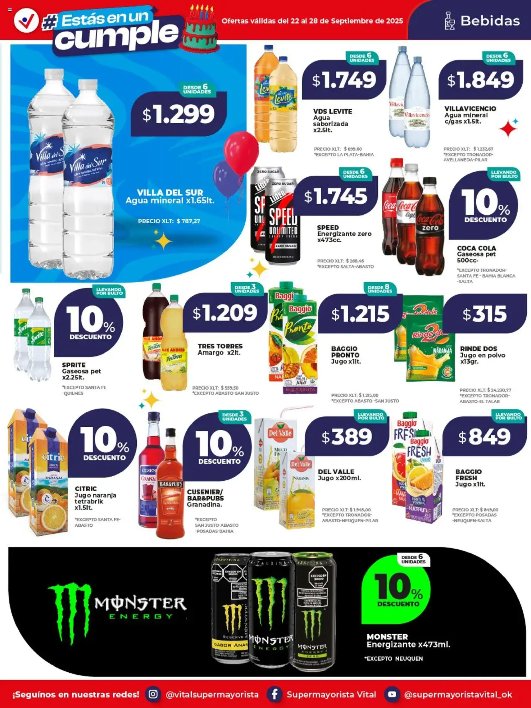 Vital ofertas - folleto válido desde 22/09/2025 página 20 de 21