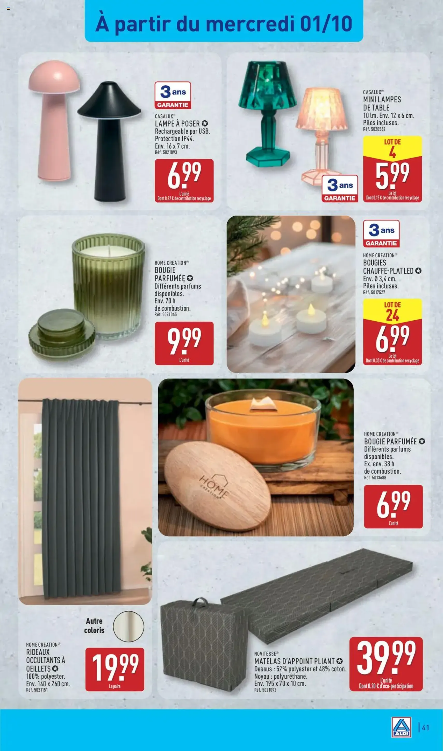 Aldi catalogue semaine 40 - brochure valable à partir du 30/09/2025, page 43 sur 51 Aldi catalogue semaine 40 - brochure valable à partir du 30/09/2025, page 43 sur 51
