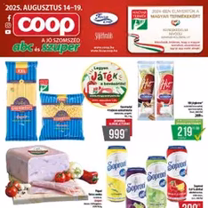 COOP Szolnok Akciós újság - szórólap előnézete érvényes 2025.08.14. -tól