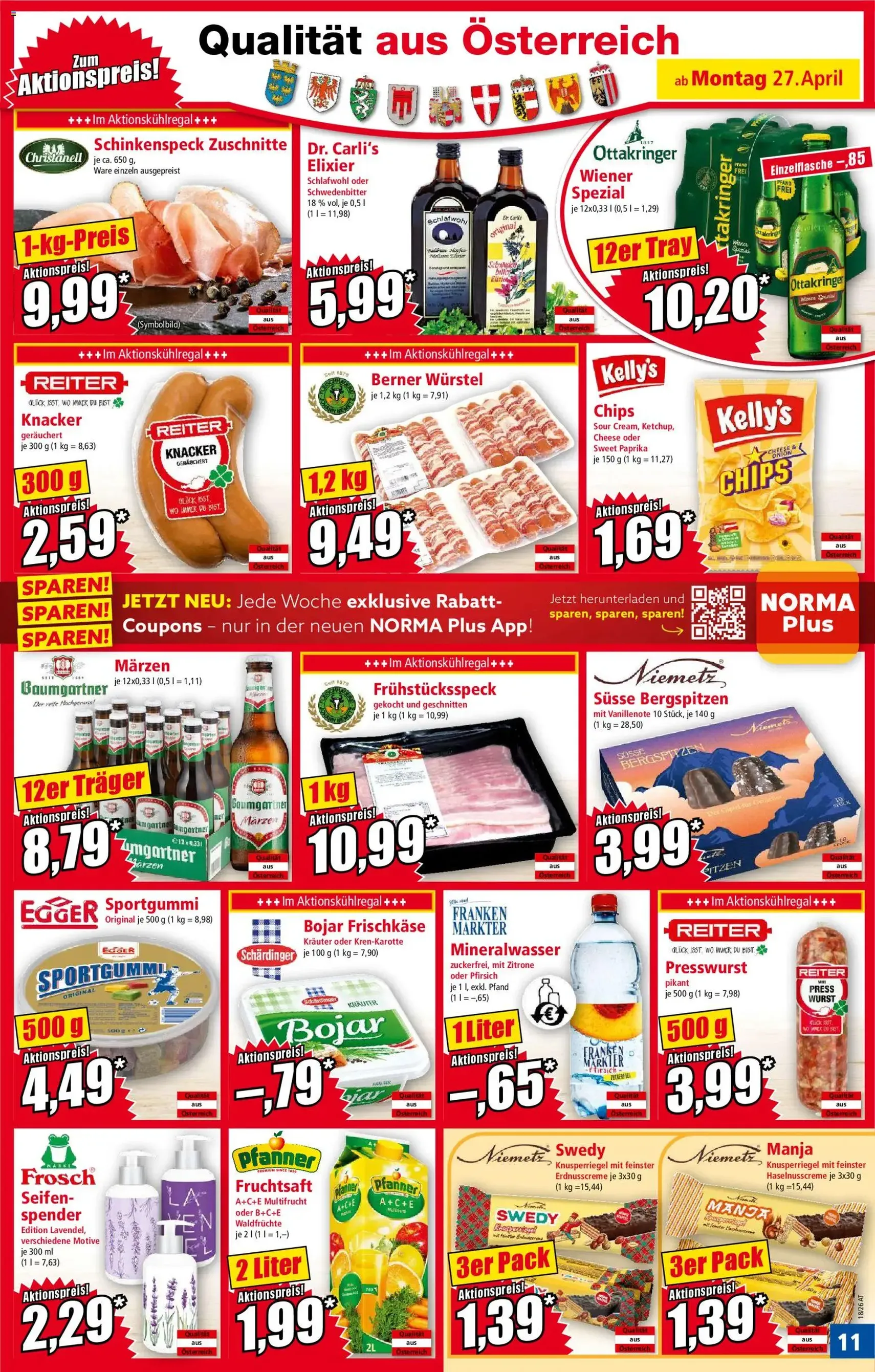 Norma Flugblatt - Gültiger Prospekt ab 27.04.2026, Seite 11 von insgesamt 17