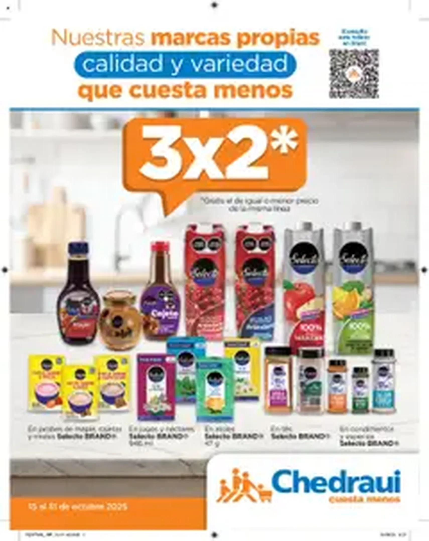 Chedraui - Folleto Nuestras marcas propias - folleto válido desde 15/10/2025 página 1 de 1