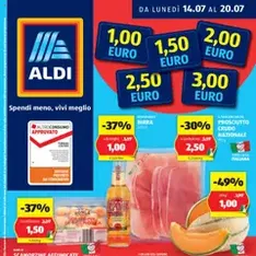 Volantino Aldi - anteprima volantino valido dal 14/07/2025