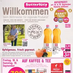 Sutterlüty Flugblatt - Prospekt Vorschau gültig ab 17.09.2026