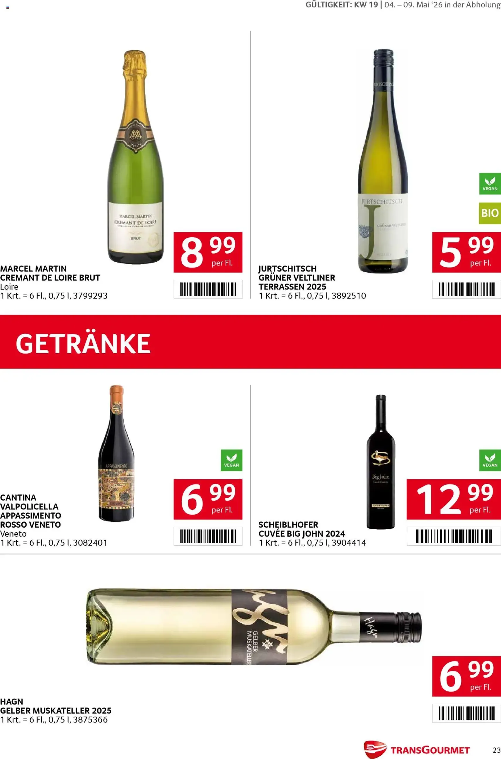 Transgourmet Flugblatt - Gültiger Prospekt ab 04.05.2026, Seite 23 von insgesamt 32