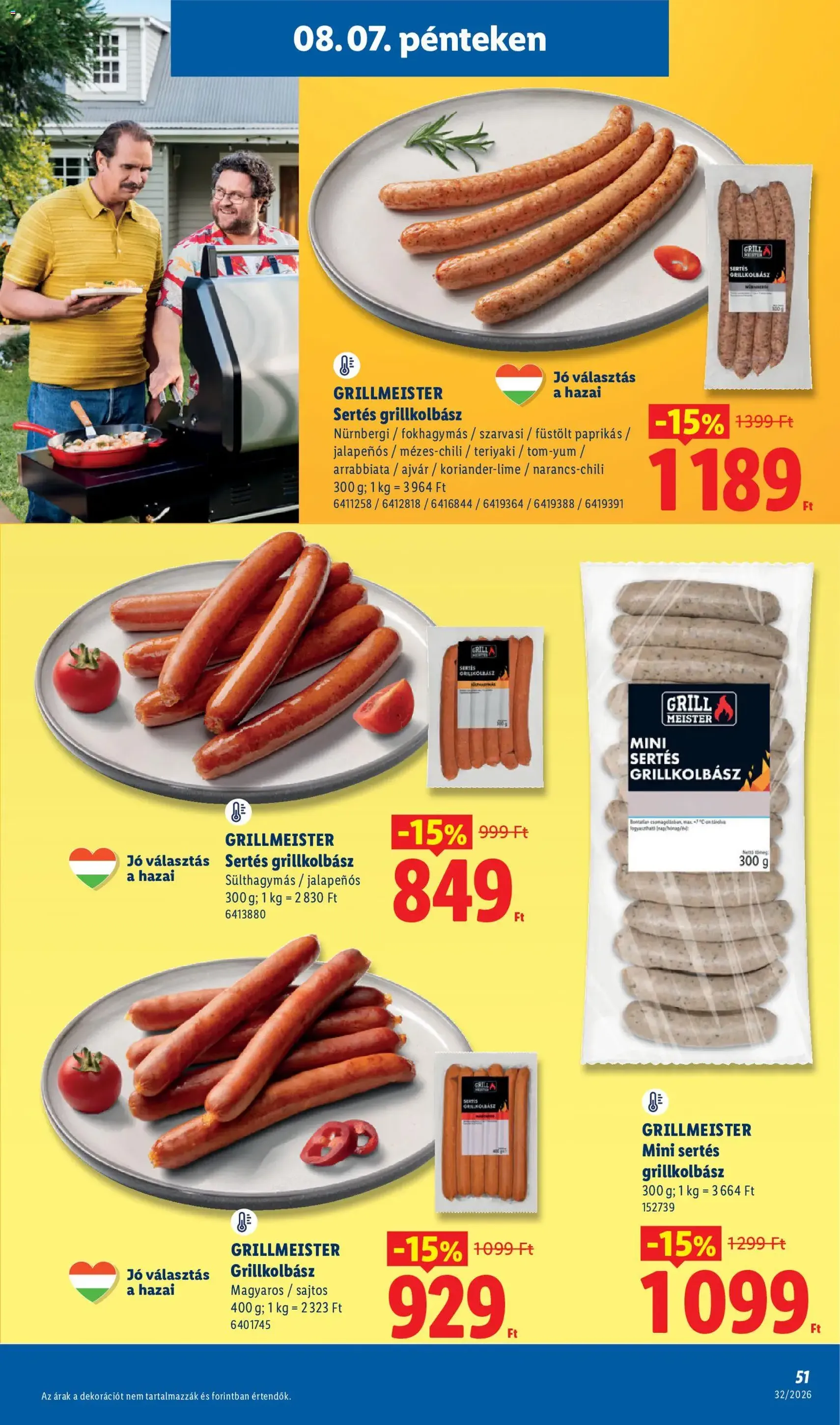 Lidl akciós újság - 2026.08.06. érvényes szórólap 51 oldal 80 oldalból