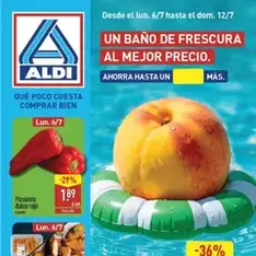 Vista previa del folleto Aldi folleto Península válido desde 06/07/2026