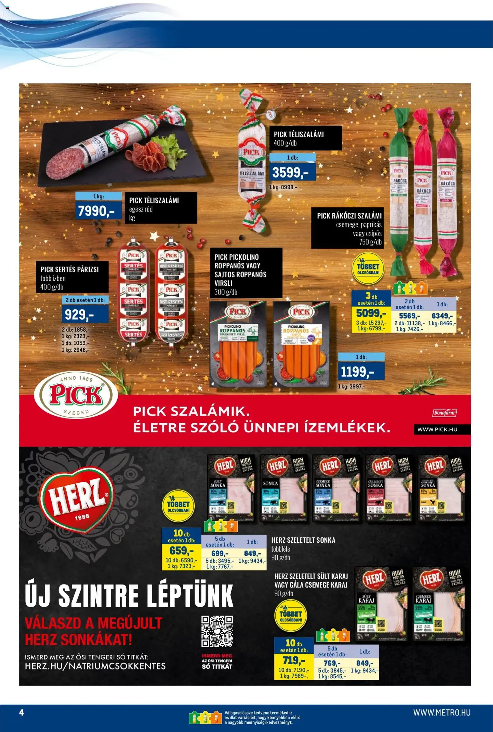 Metro Akciós újság - 2025.12.01. érvényes szórólap 4 oldal 40 oldalból