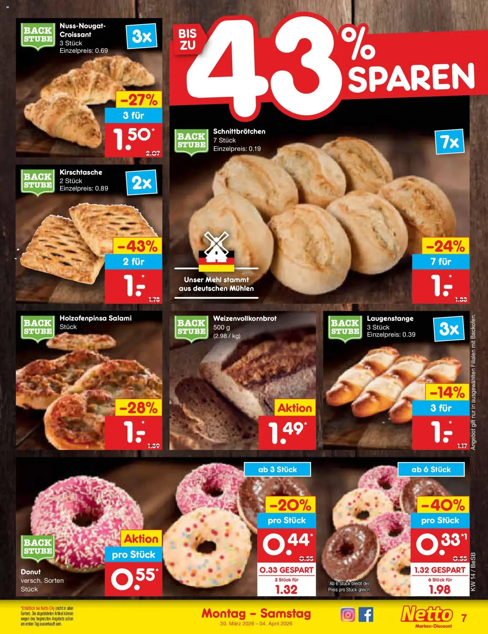 Netto Marken-Discount Prospekt - Gültiger Prospekt ab 30.03.2026, Seite 7 von insgesamt 62