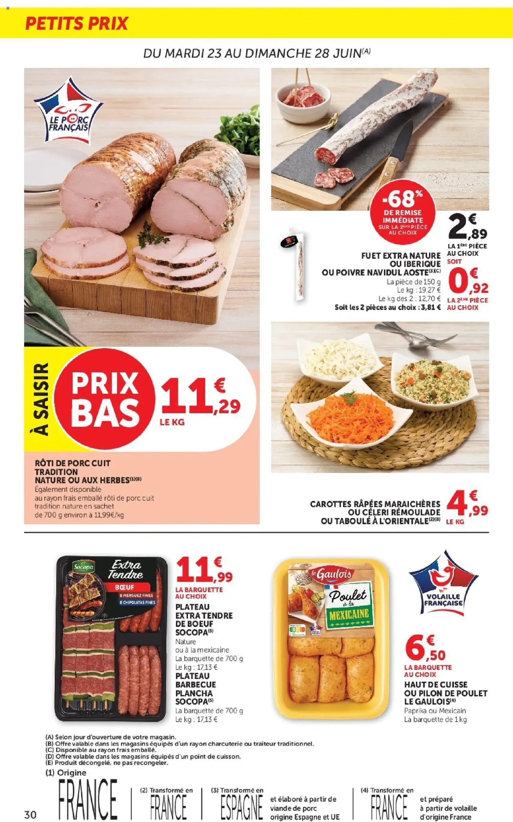 Super U catalogue - brochure valable à partir du 23/06/2026, page 30 sur 44