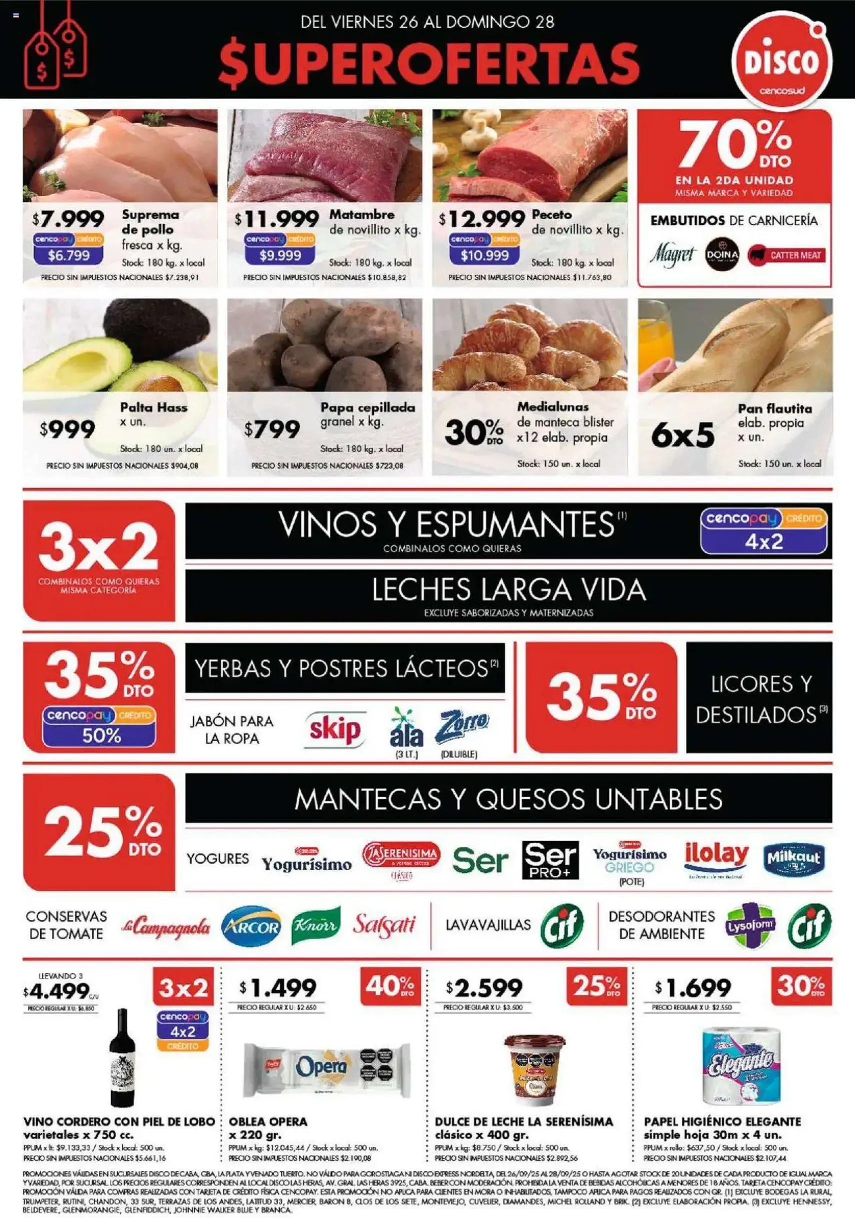 Disco ofertas - folleto válido desde 25/09/2025 página 1 de 9