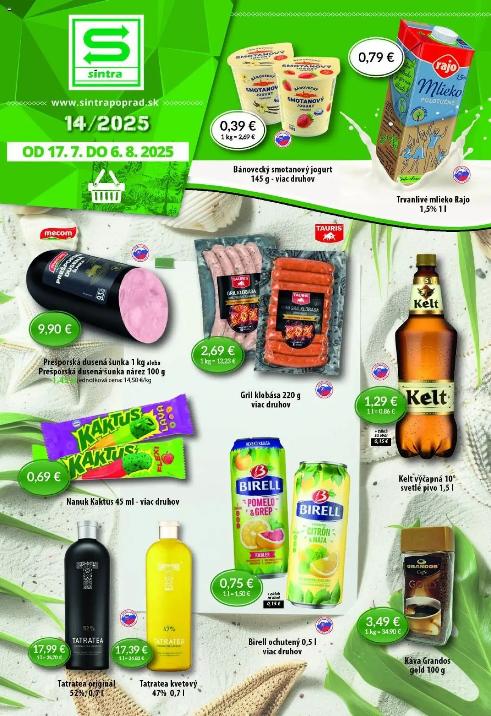 Sintra leták - platný leták od 17.07.2025 strana 1 z 10 Sintra leták - platný leták od 17.07.2025 strana 1 z 10