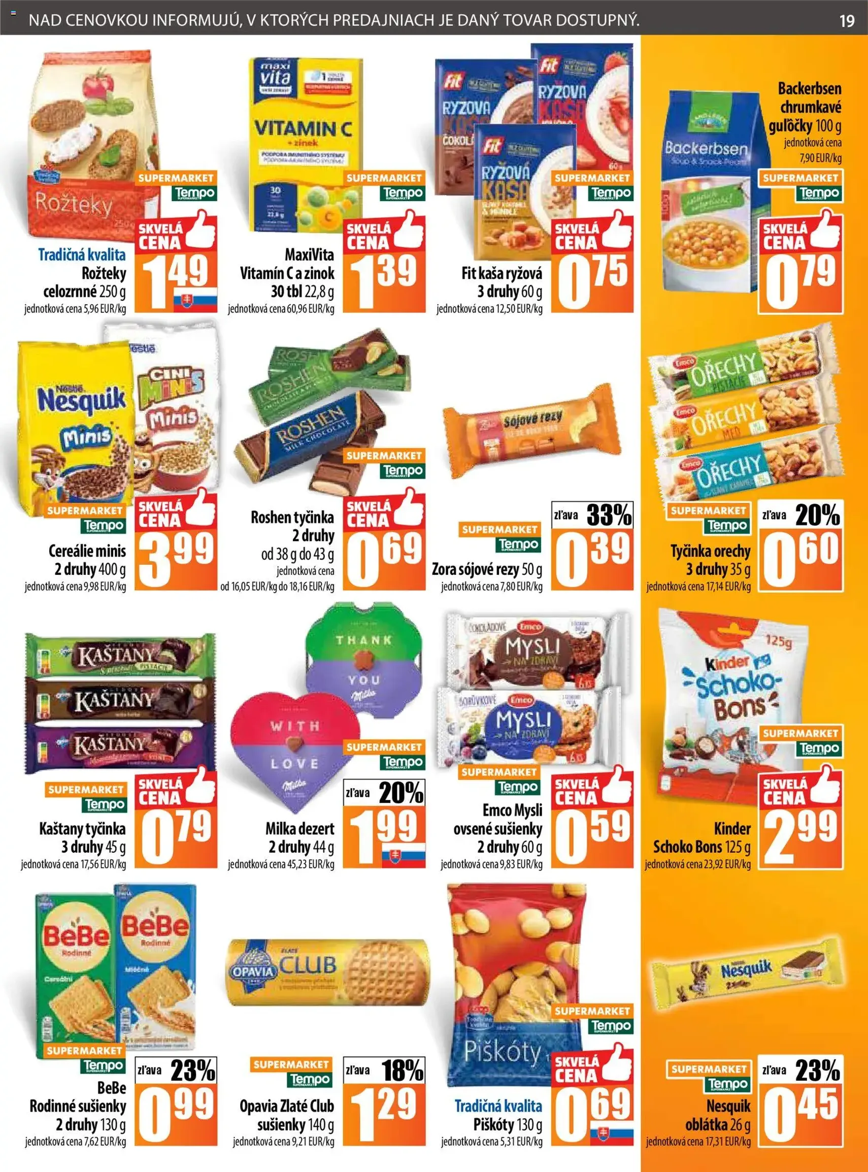 COOP Jednota leták - platný leták od 06.11.2025 strana 19 z 28