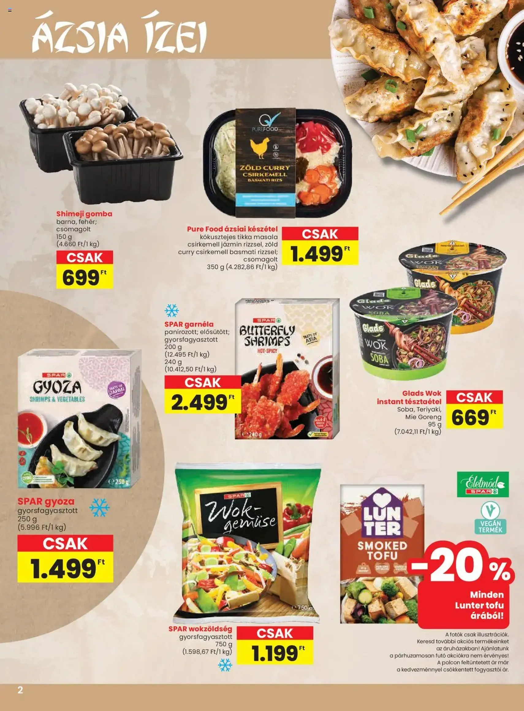Spar Akciós újság - 2025.10.02. érvényes szórólap 2 oldal 18 oldalból Spar Akciós újság - 2025.10.02. érvényes szórólap 2 oldal 18 oldalból