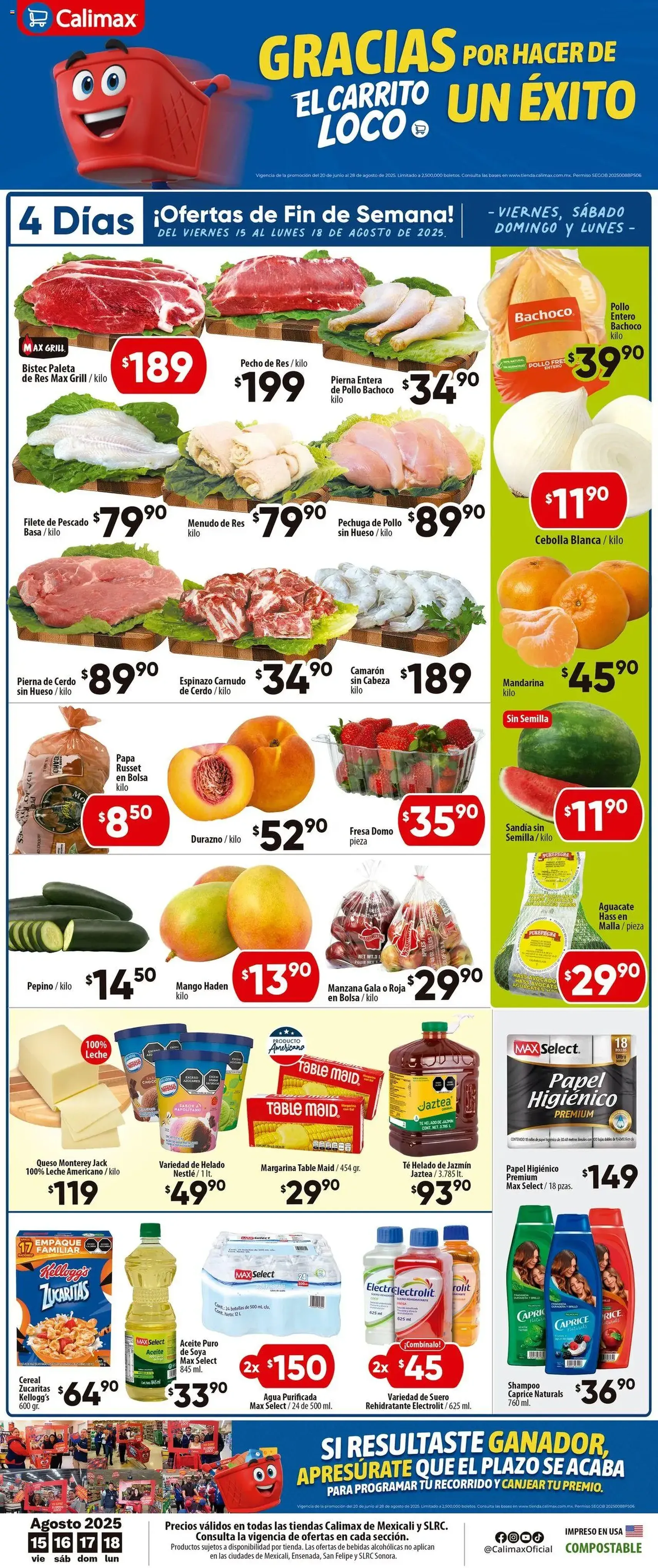 Calimax - Folleto Mexicali - folleto válido desde 15/08/2025 página 1 de 6