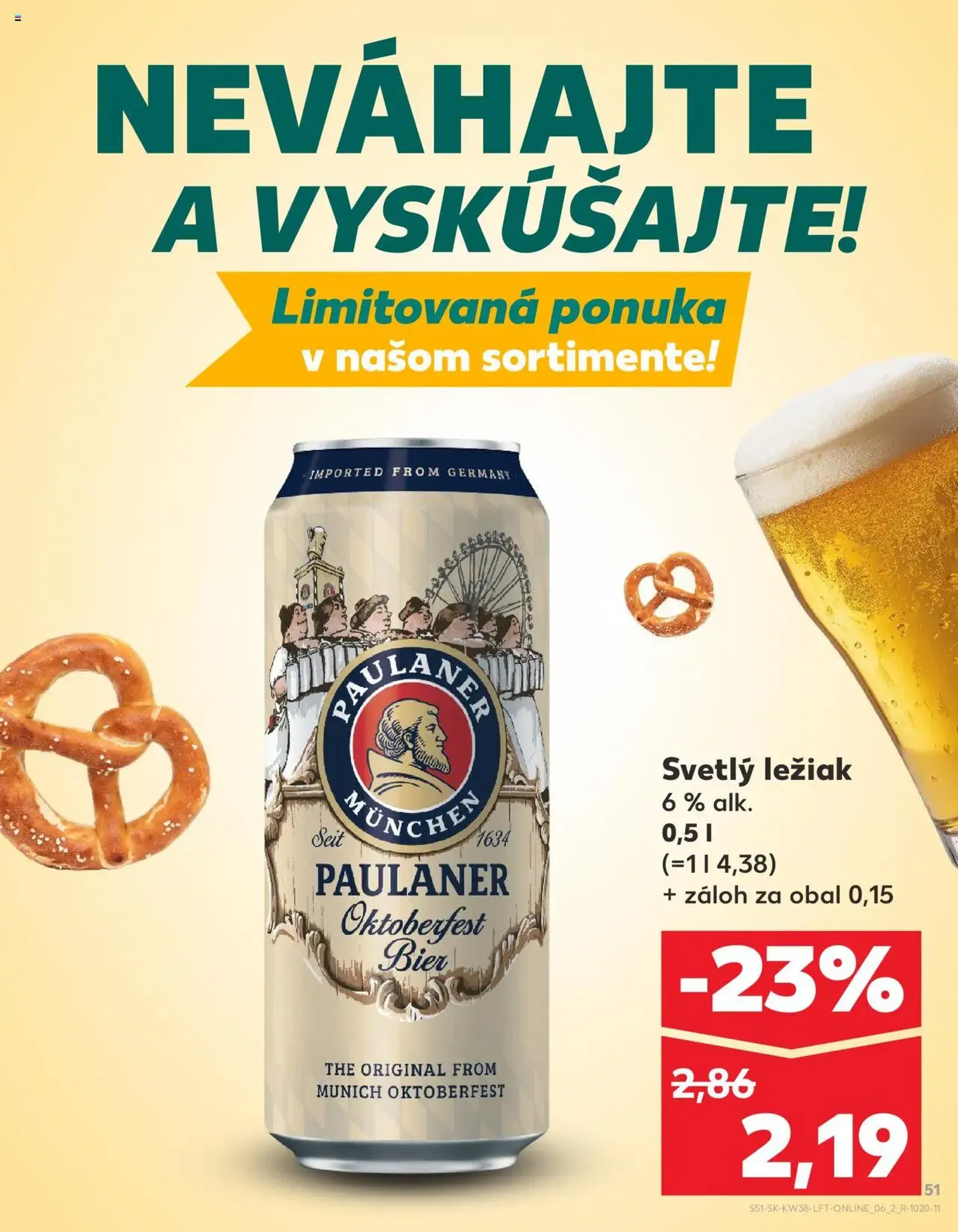 Kaufland Bratislava-Avion - platný leták od 18.09.2025 strana 51 z 76