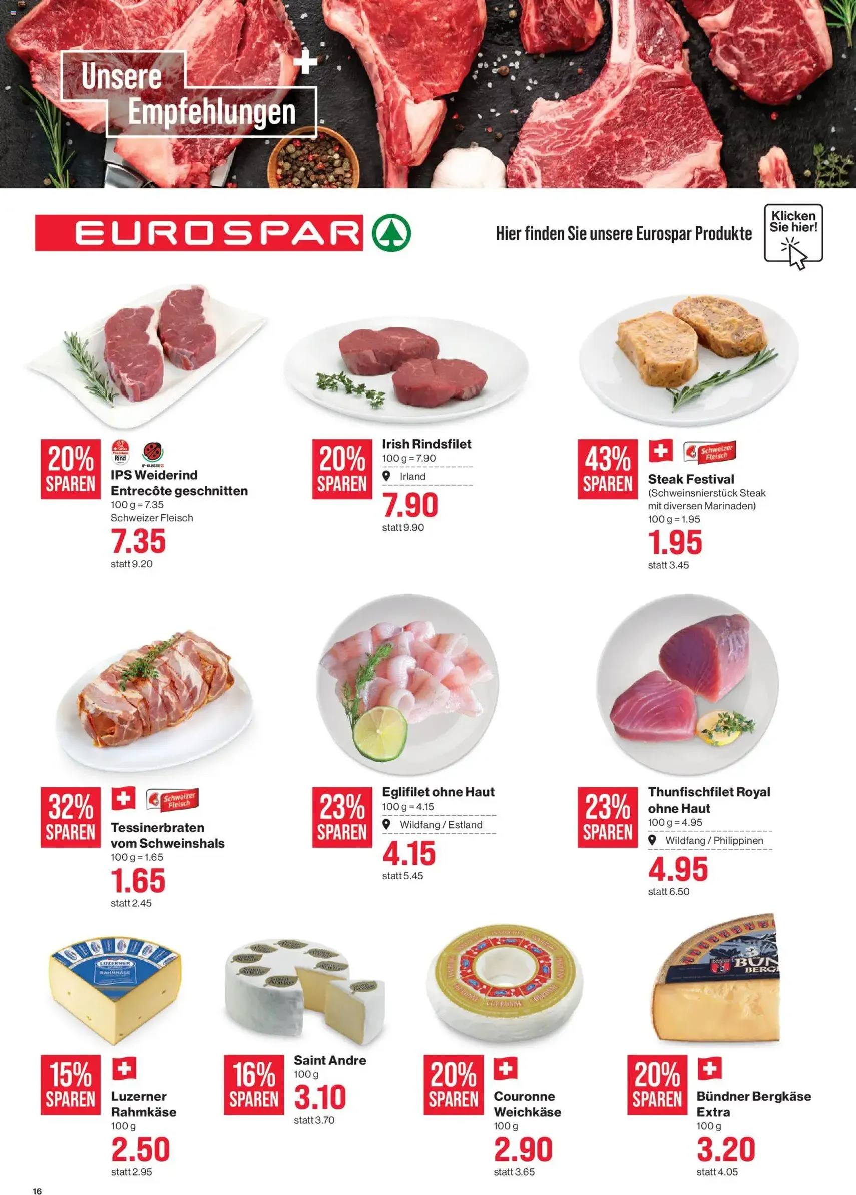 SPAR aktionen - Gültiger Prospekt ab 30.07.2026, Seite 16 von insgesamt 17