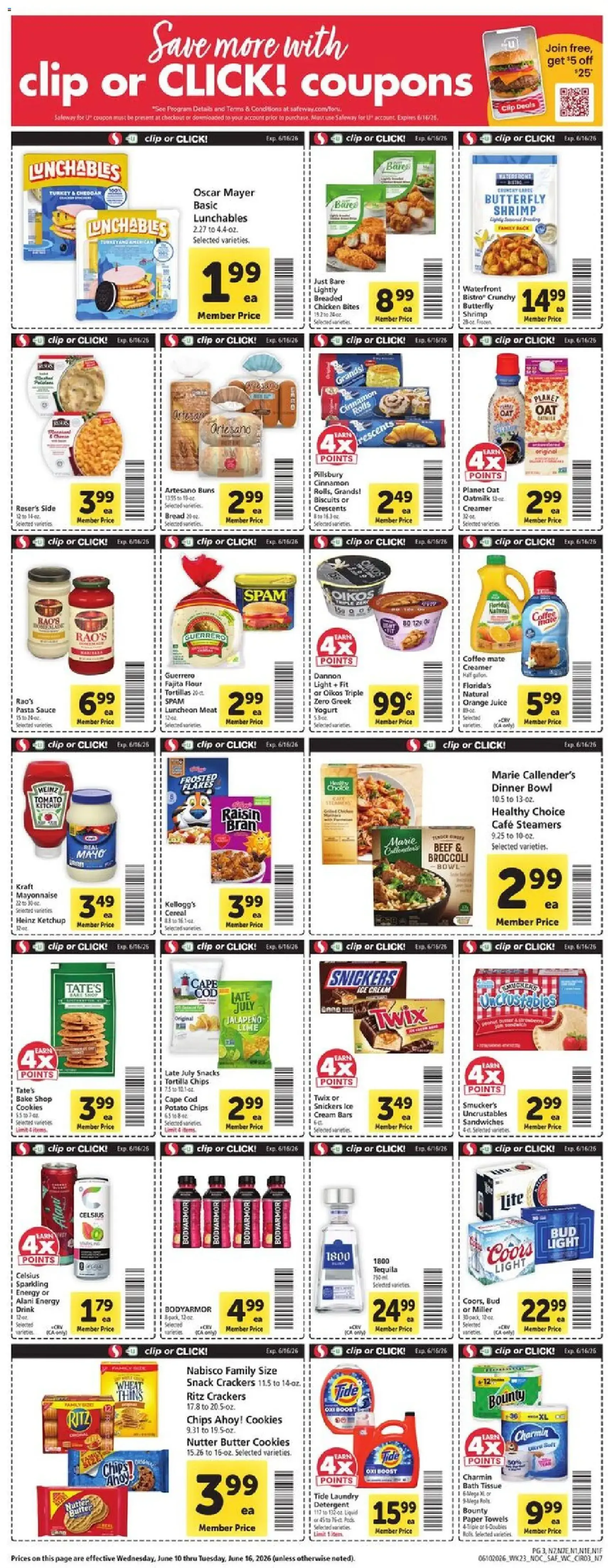 Safeway Weekly Ad - valid flyer from 06/10/2026, page 3 of 11