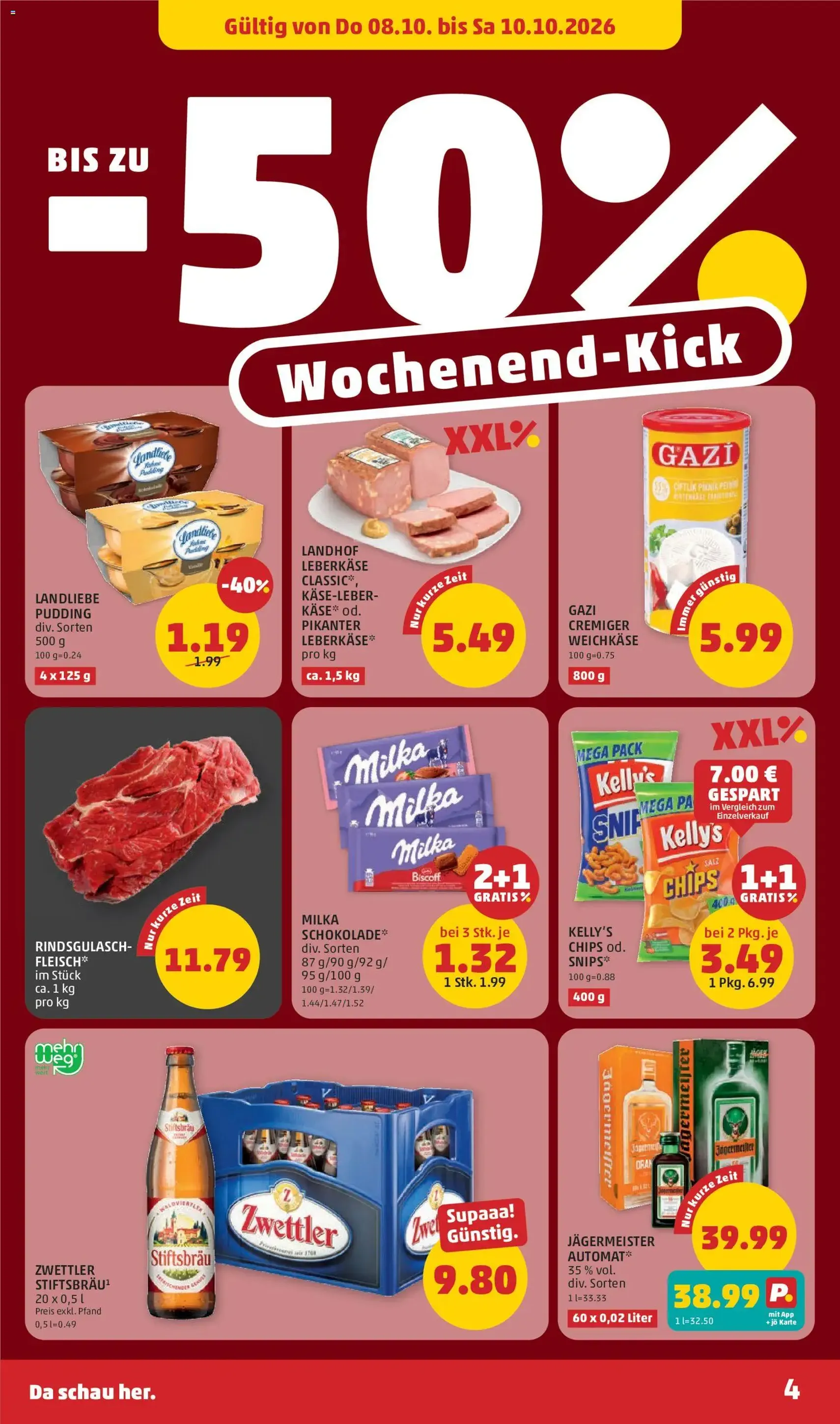 Penny Markt Flugblatt - Gültiger Prospekt ab 04.10.2026, Seite 4 von insgesamt 32