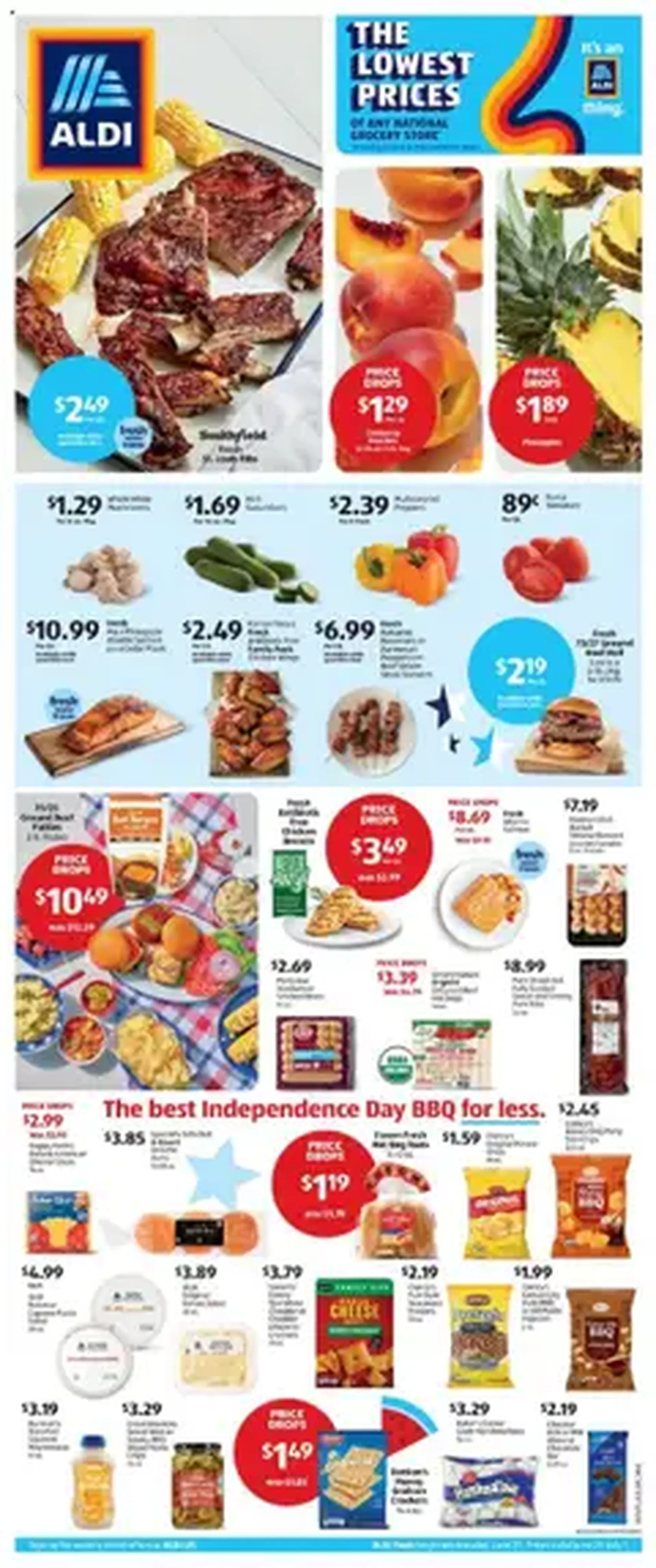 Aldi Weekly Ad - valid flyer from 06/25/2025, page 1 of 1