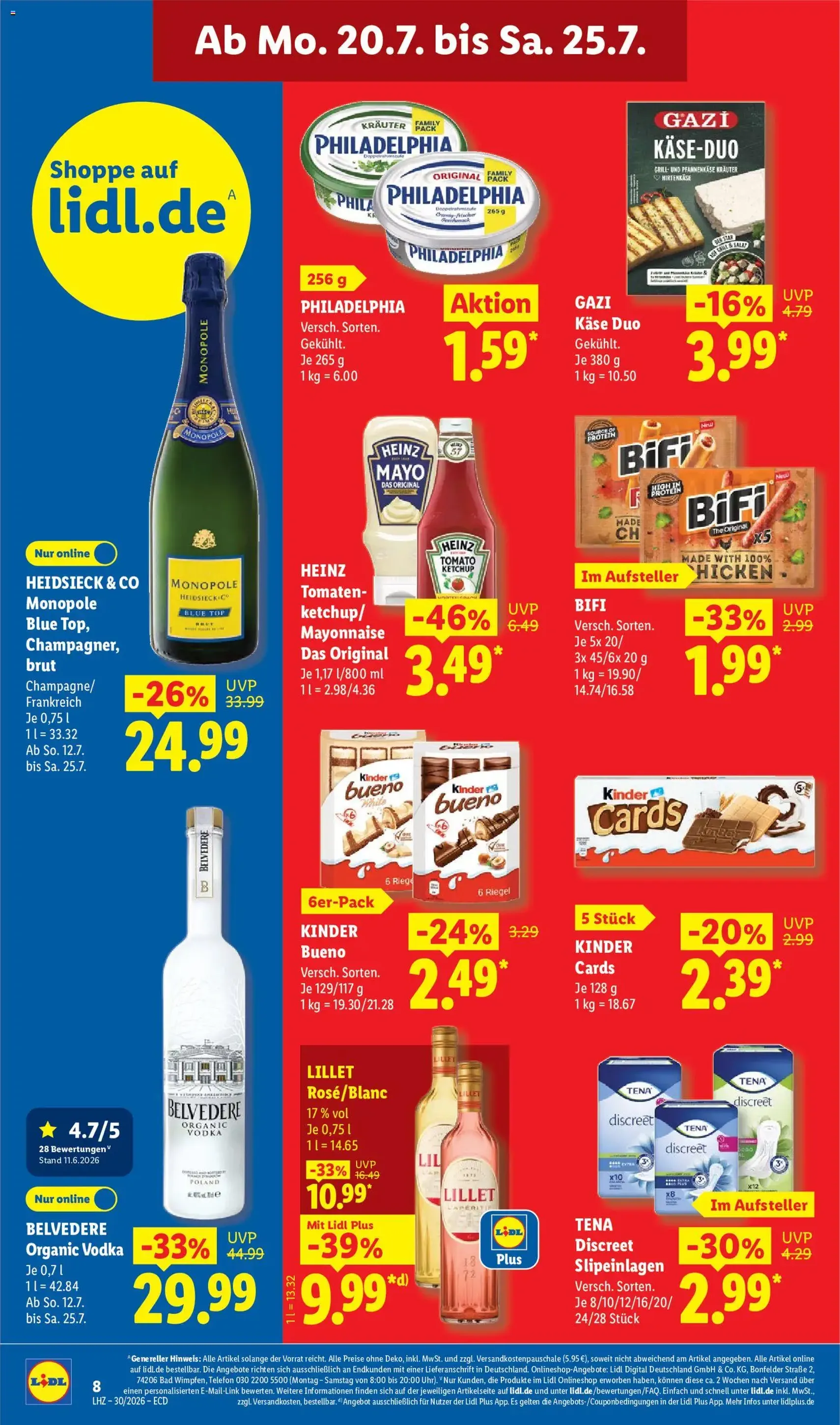 Lidl Prospekt - Gültiger Prospekt ab 20.07.2026, Seite 16 von insgesamt 69