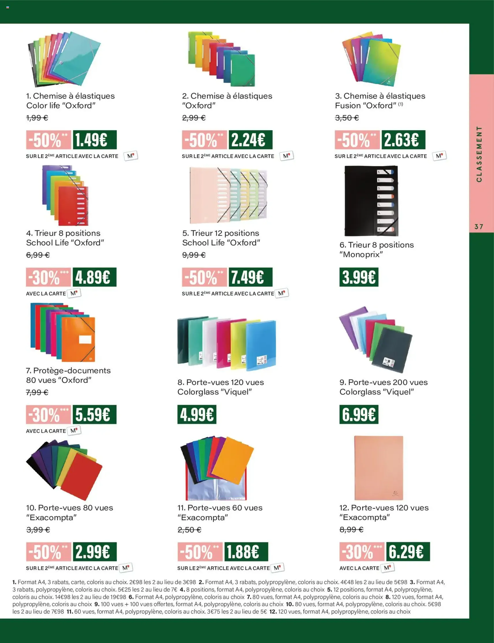 Monoprix - Guide de rentree - brochure valable à partir du 04/08/2026, page 37 sur 42