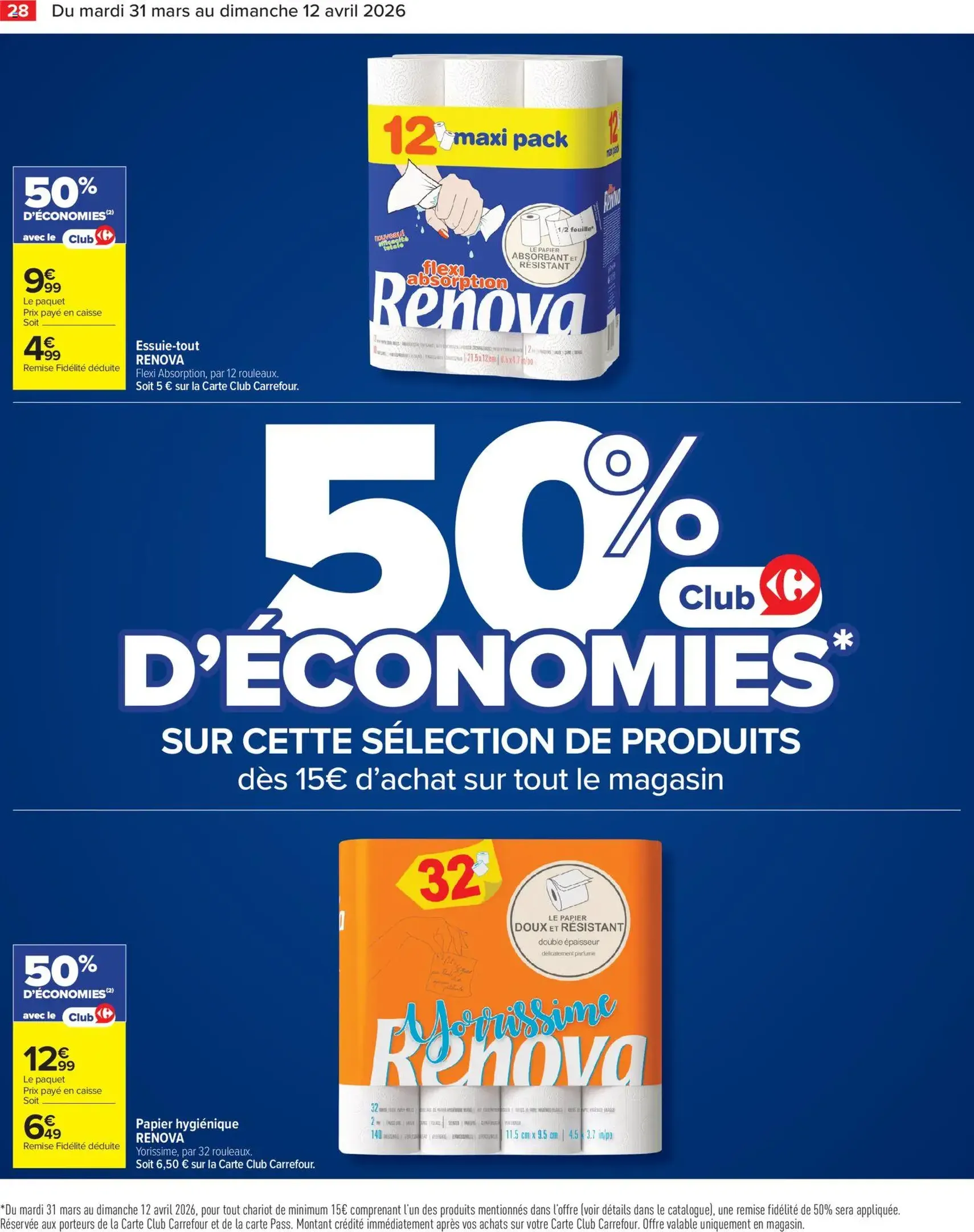 Carrefour Market catalogue semaine 14 - brochure valable à partir du 31/03/2026, page 30 sur 38