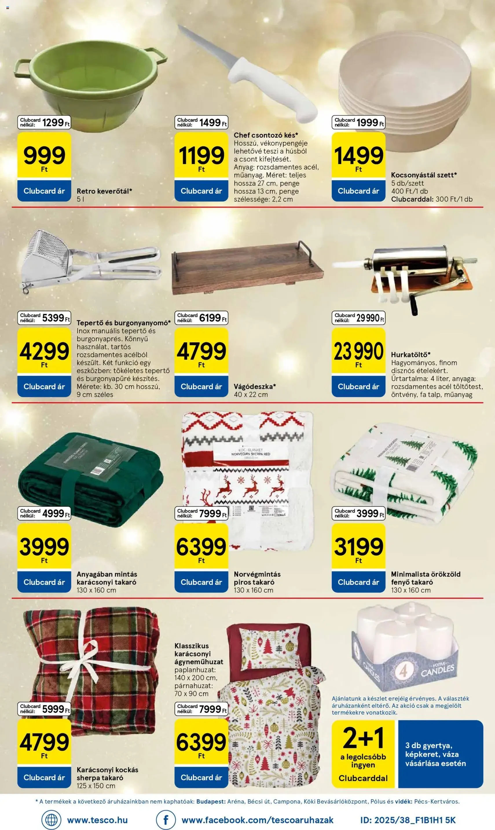 Tesco Hipermarket - Akciós újság - 2025.11.13. érvényes szórólap 38 oldal 38 oldalból