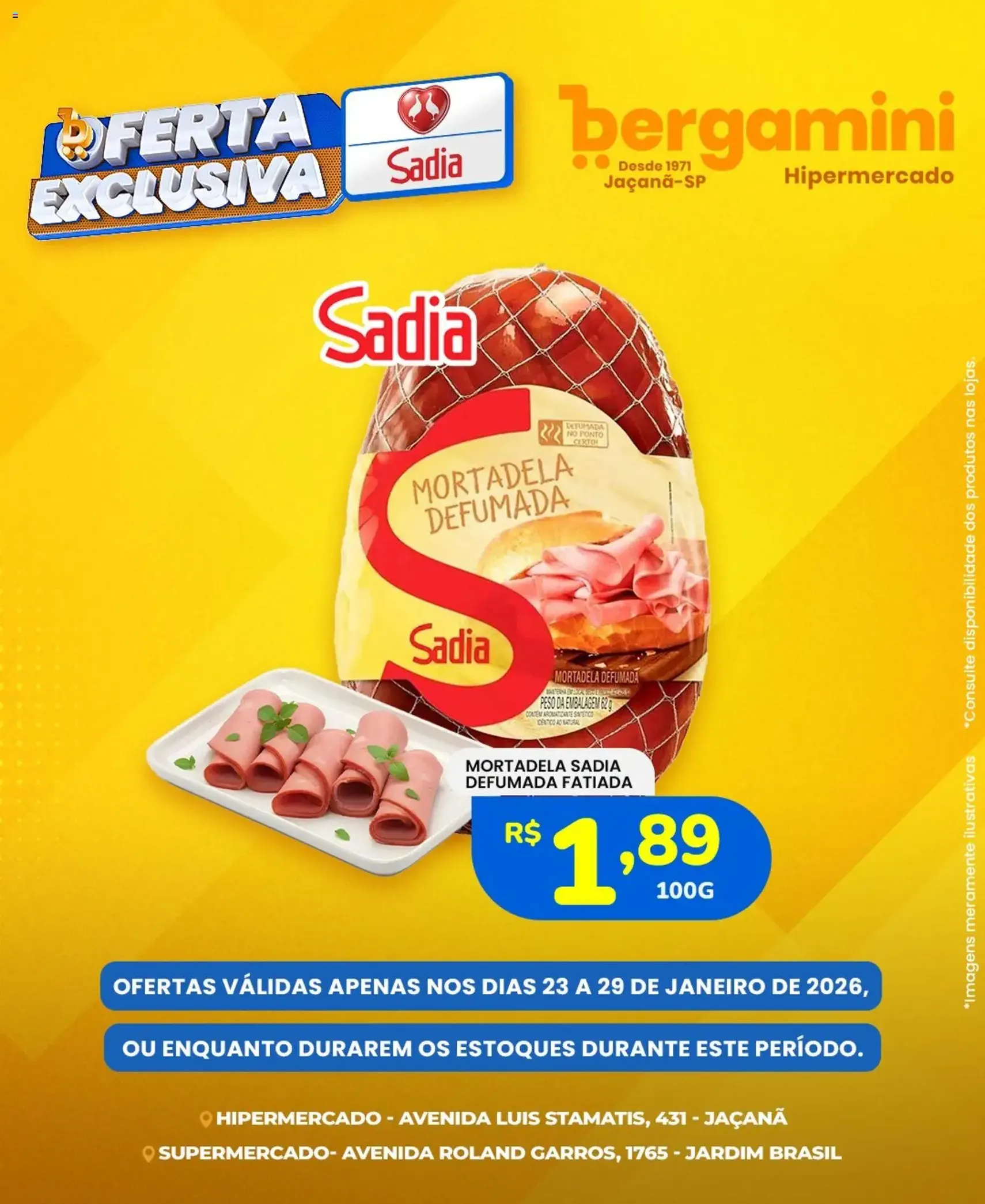 Supermercado Bergamini - Ofertas Sadia e Perdigão - folheto válido a partir de 23/01/2026 página 6 de 7