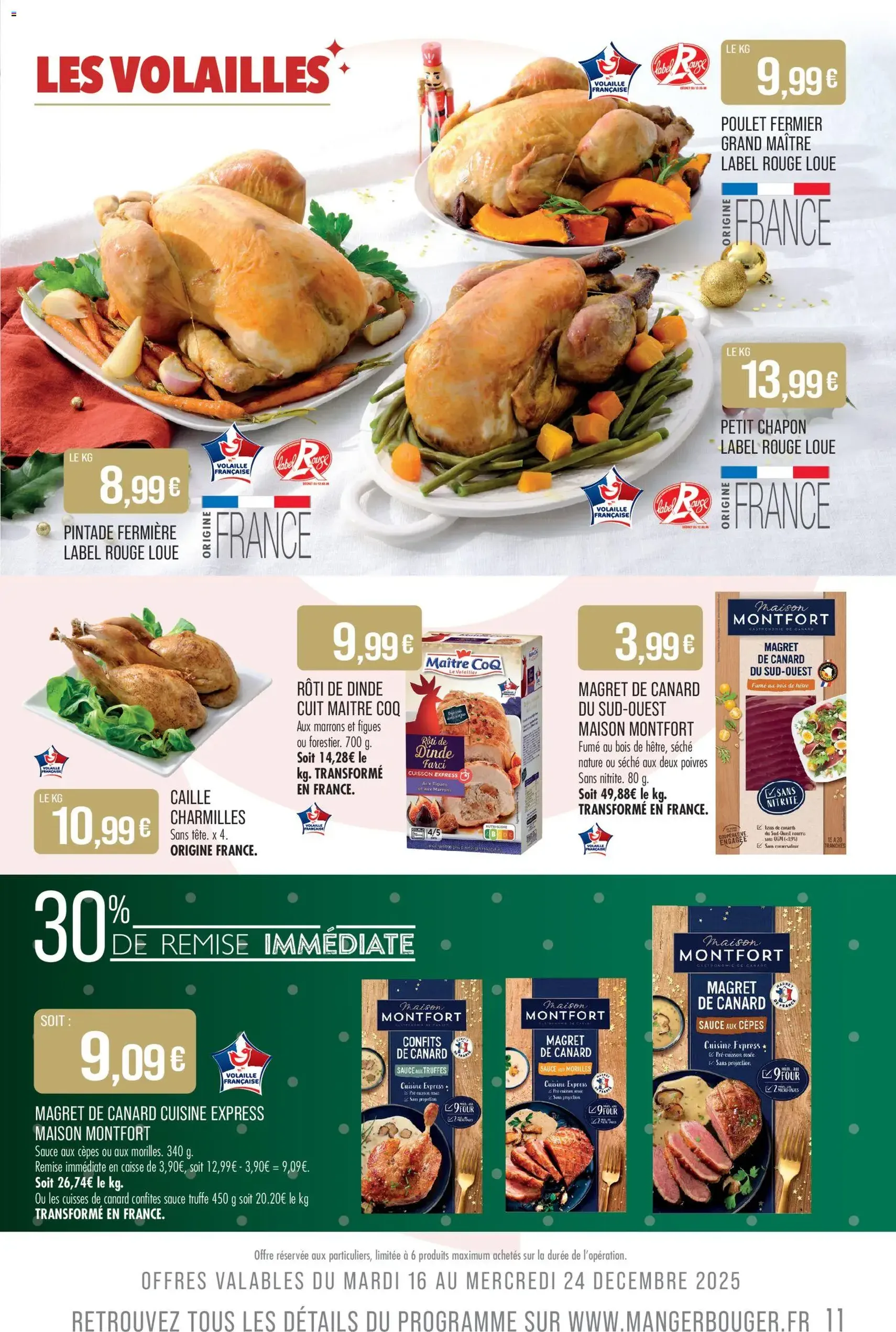 Match Supermarché catalogue - brochure valable à partir du 16/12/2025, page 11 sur 48