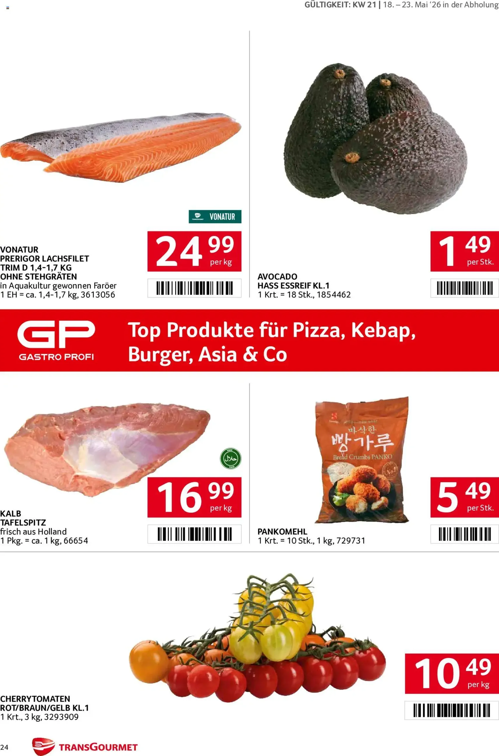 Transgourmet Flugblatt - Gültiger Prospekt ab 18.05.2026, Seite 24 von insgesamt 32