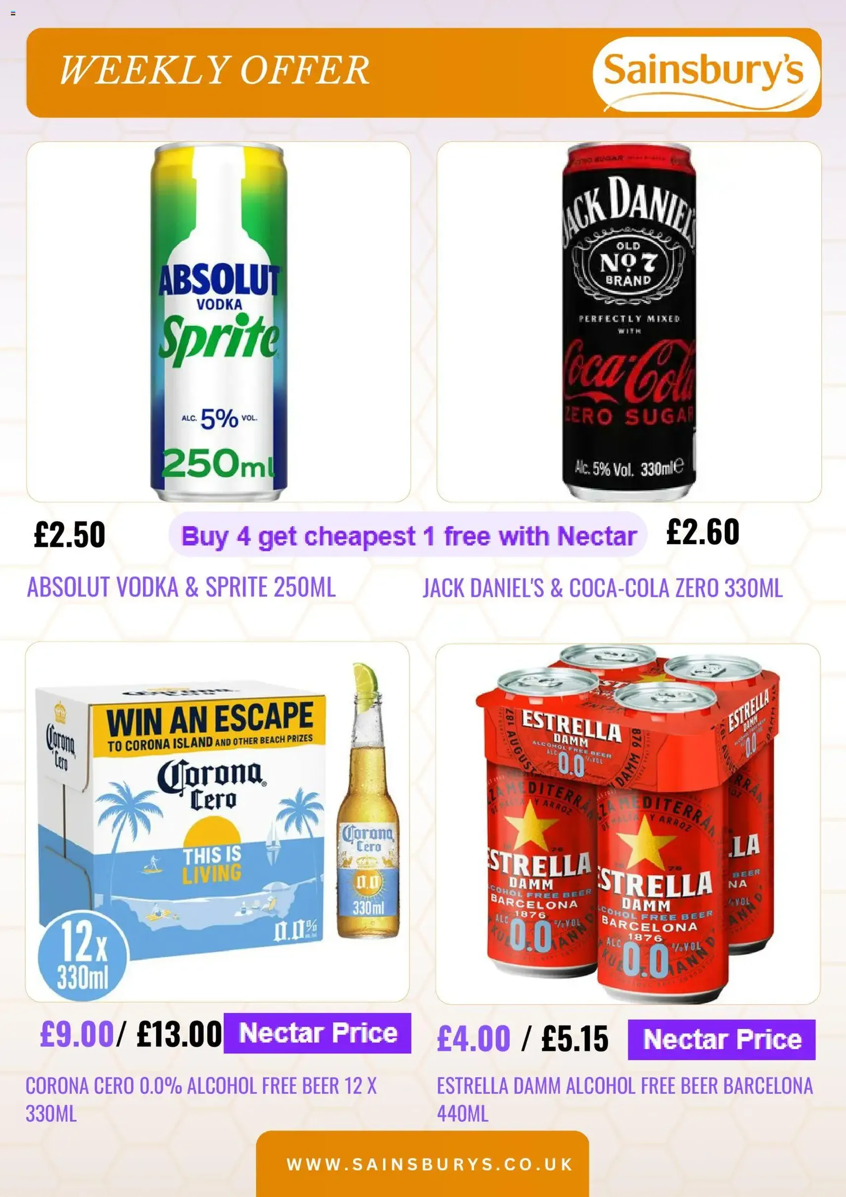 Sainsbury's - Offers - valid flyer from 21/07/2026, page 4 of 5