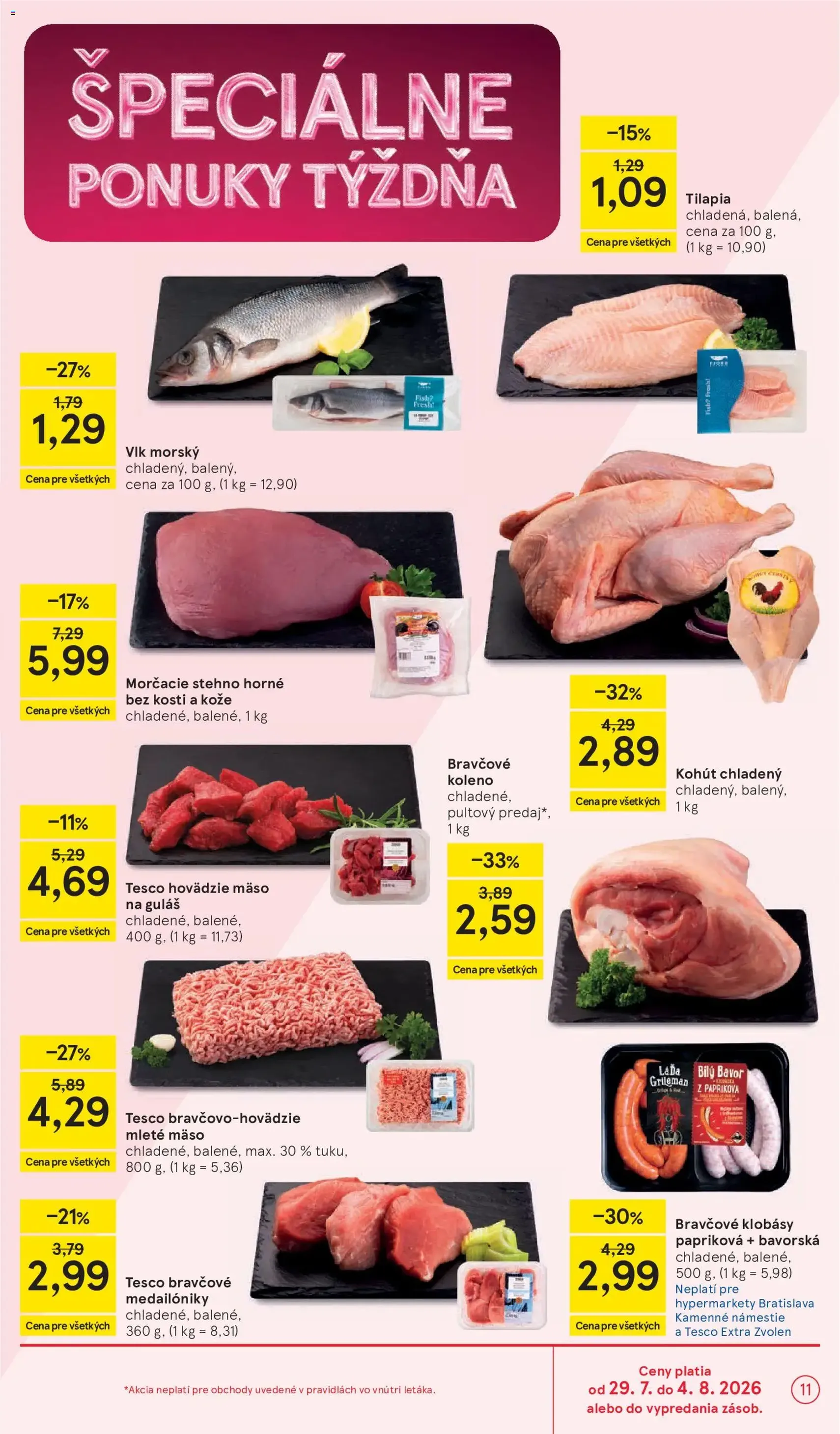Tesco Hypermarket - leták - platný leták od 29.07.2026 strana 11 z 53