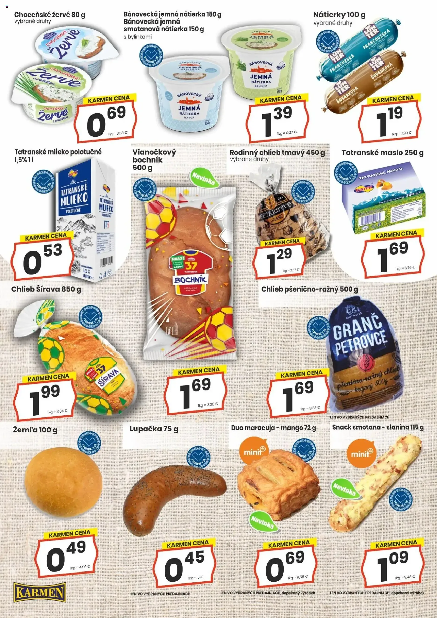 KARMEN CBA leták - platný leták od 16.07.2026 strana 7 z 16