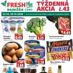 Fresh Leták - náhľad letáku platný od 23.10.2025