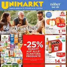 Unimarkt Flugblatt - Prospekt Vorschau gültig ab 15.10.2025