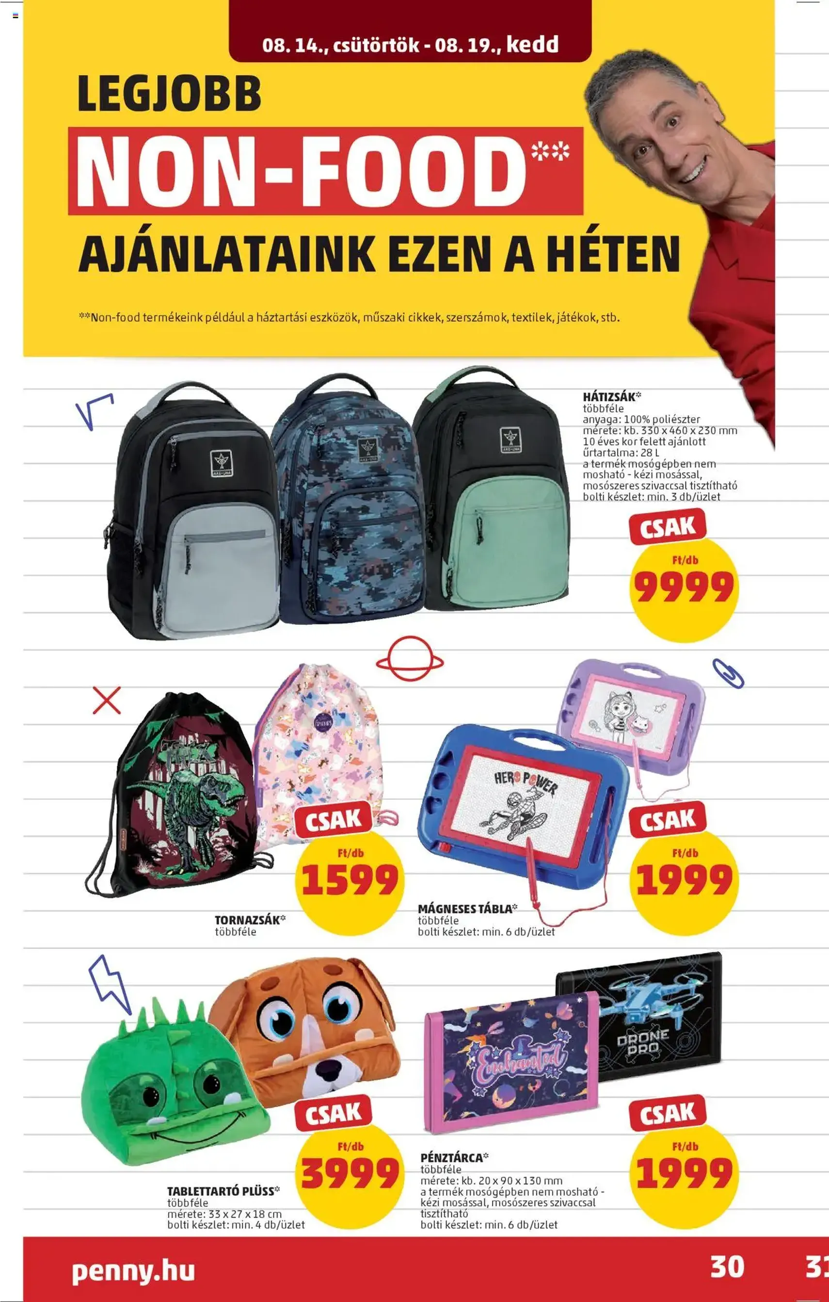 PENNY Akciós újság - 2025.08.14. érvényes szórólap 34 oldal 41 oldalból
