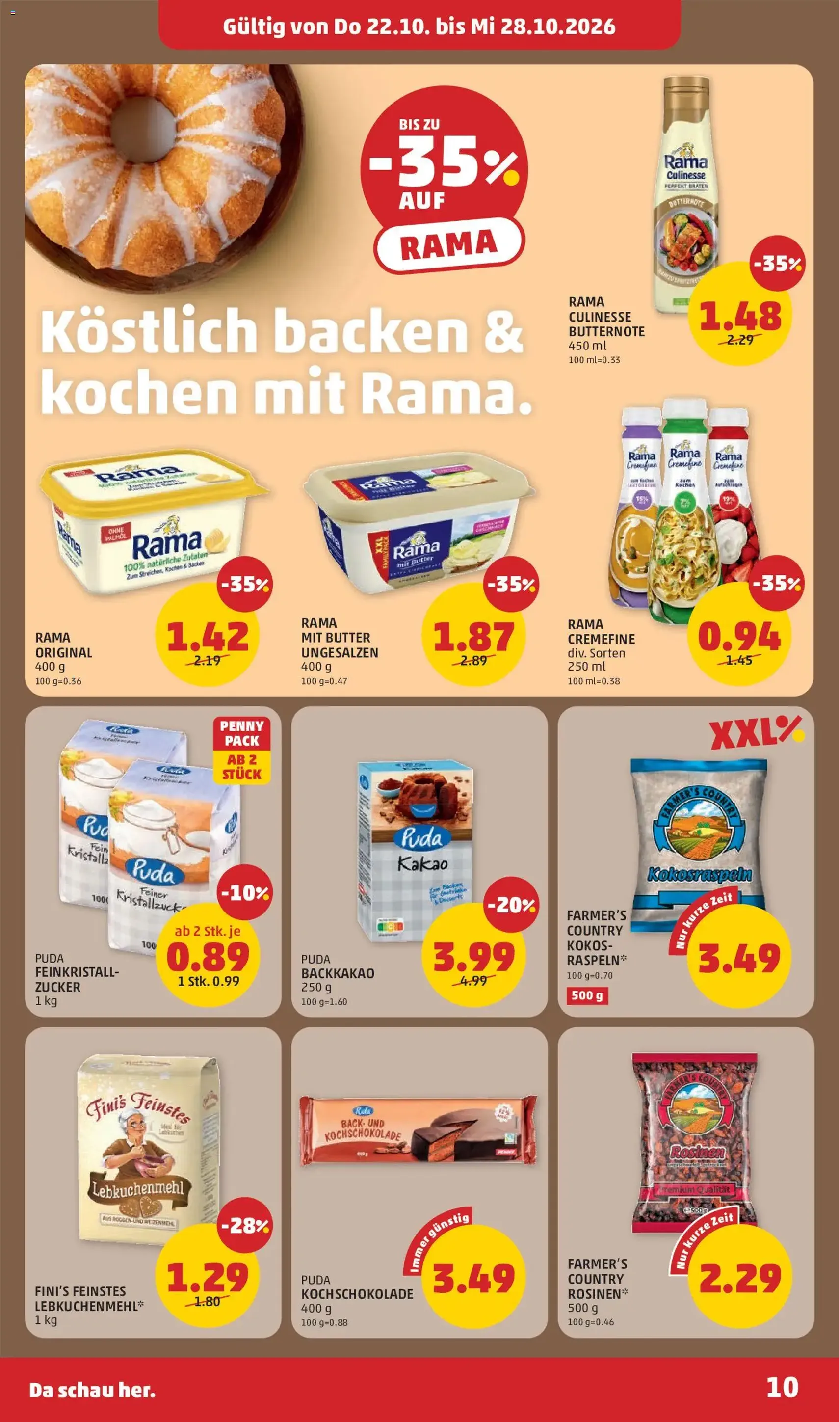 Penny Markt Flugblatt - Gültiger Prospekt ab 22.10.2026, Seite 10 von insgesamt 32