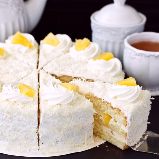 Anteprima ricetta Torta all'ananas con cocco