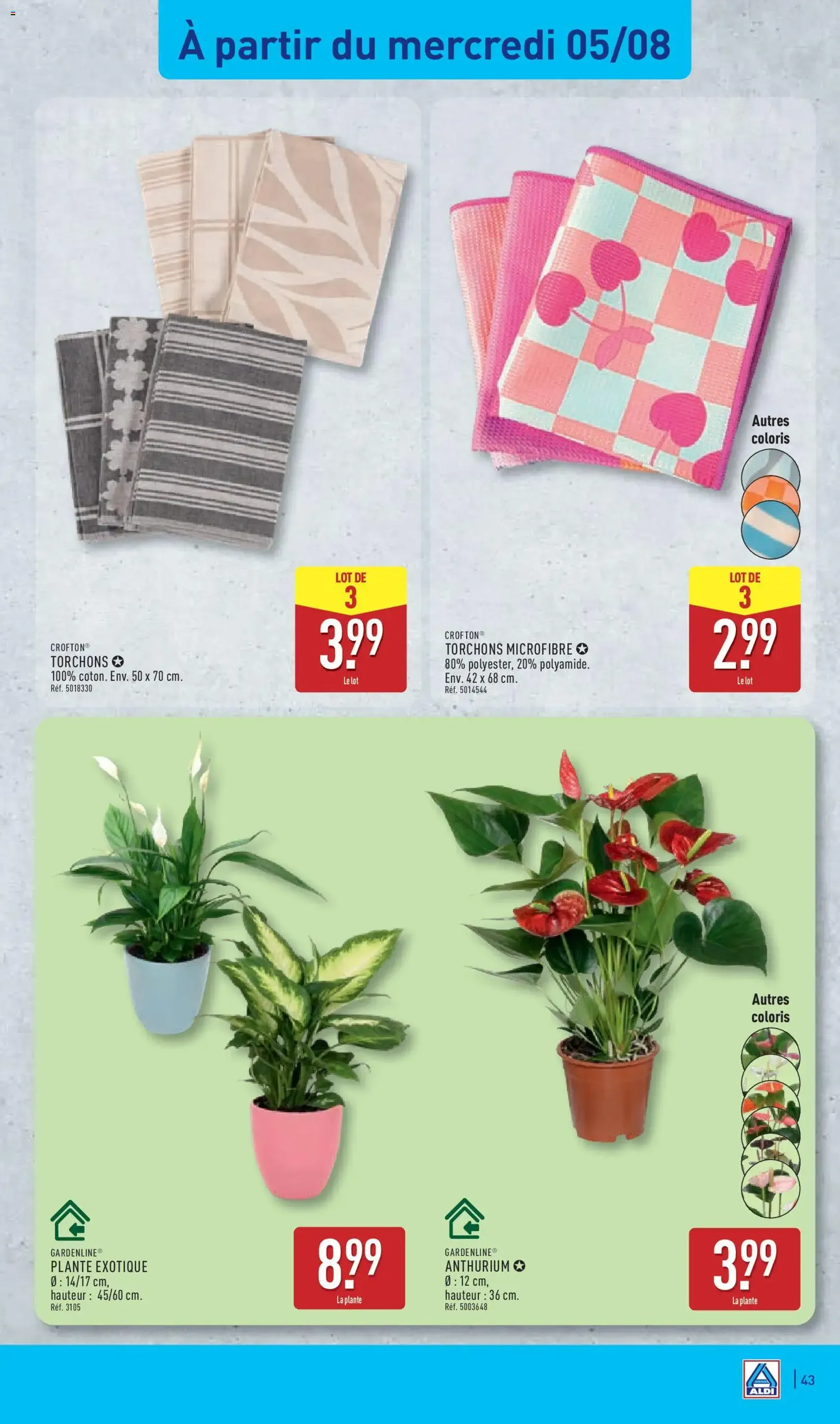 Aldi catalogue - brochure valable à partir du 04/08/2026, page 45 sur 55