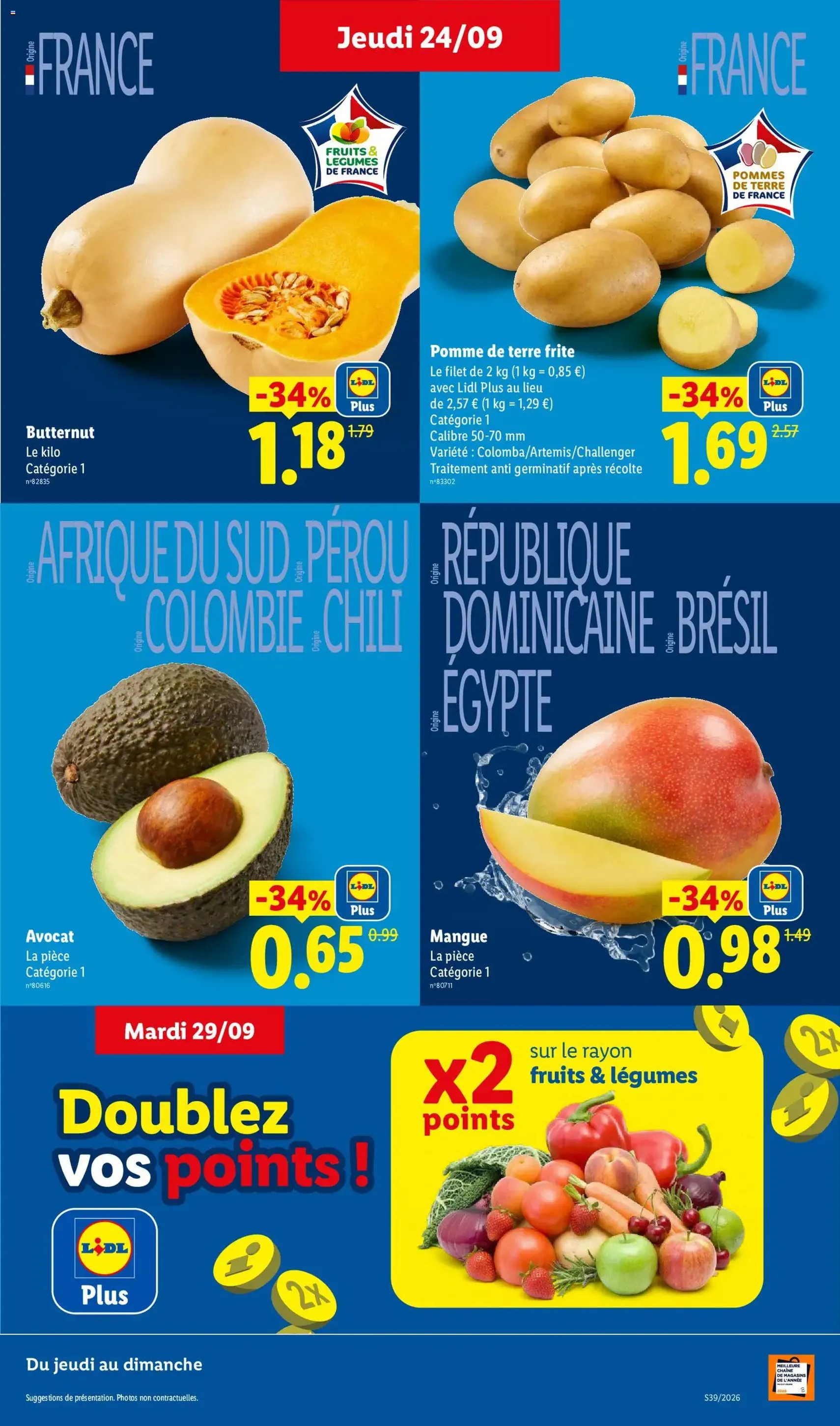 LIDL catalogue - brochure valable à partir du 24/09/2026, page 3 sur 62